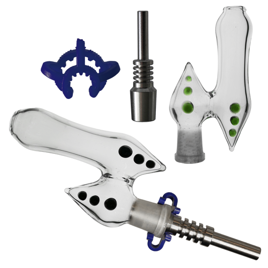 6" 14mm Clear Raygun Nectar Straw
