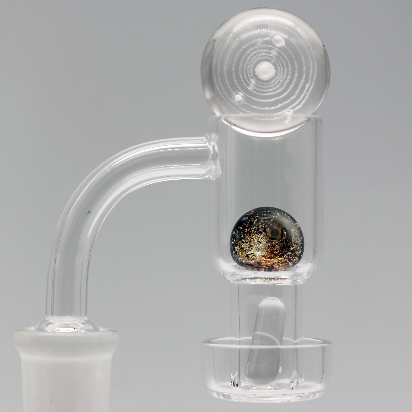 Slurper Set W/ Universe Marble W/ Quartz Pill