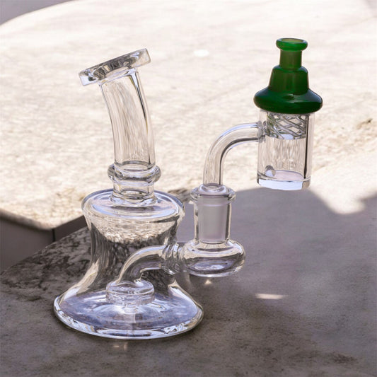 5" Clear Baby Classic Banger Hanger. Combo