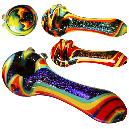 4" Dichro Swirl