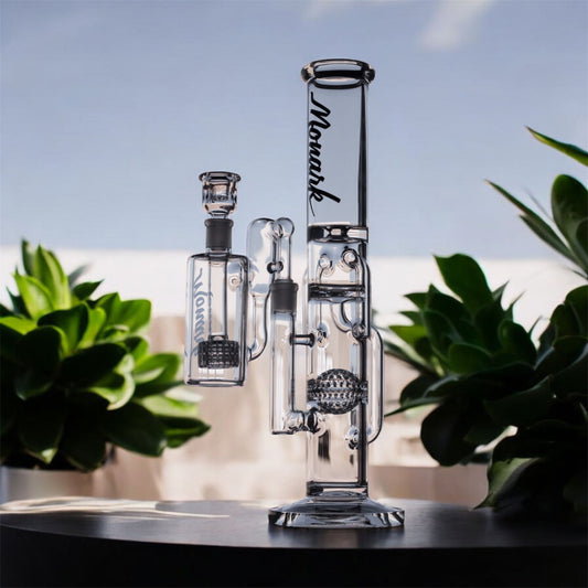 15" 50mm Ball Perc Recycler Combo