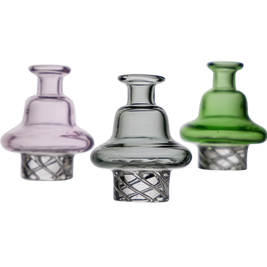 Glass color spinner cap
