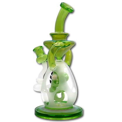 11" Color Fumed Dinosaur in an Egg Recycler