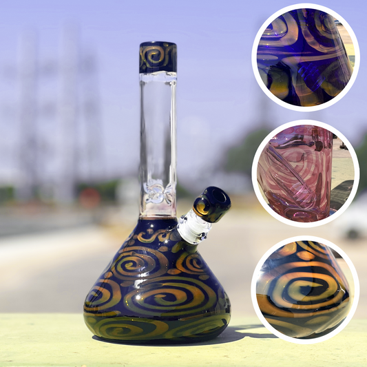 11" 38mm Fumed Squiggly
