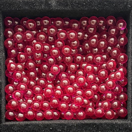 Quartz 4mm Bead Ruby